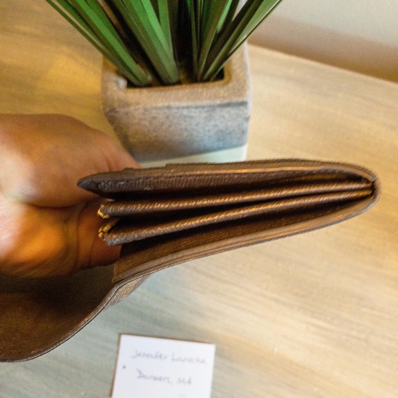 Louis Vuitton Sarah wallet damier ebene - Picture 5 of 8